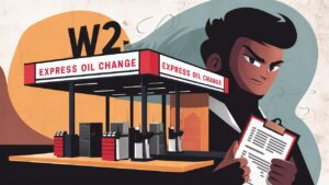 Express Oil Change W2 Former Employee