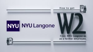 NYU Langone W2 Former Employee